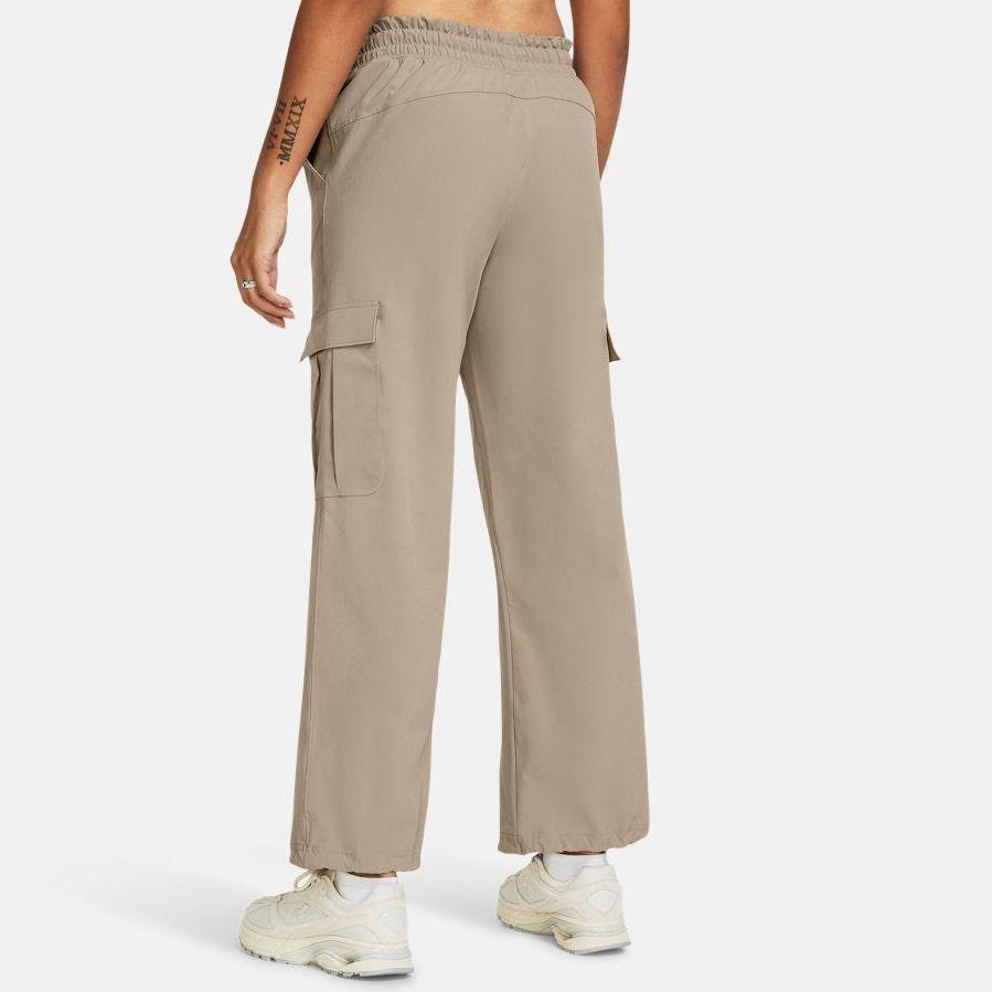 Under Armour Armoursport Pevné Volné Stahovací Široké Pletené Sportovní Kalhoty Dámské spodní díly Světle hnědá 1382696-203