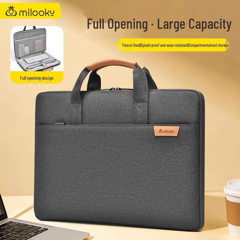 

Milooky Business Commuter Laptop Briefcase 15-16 inch