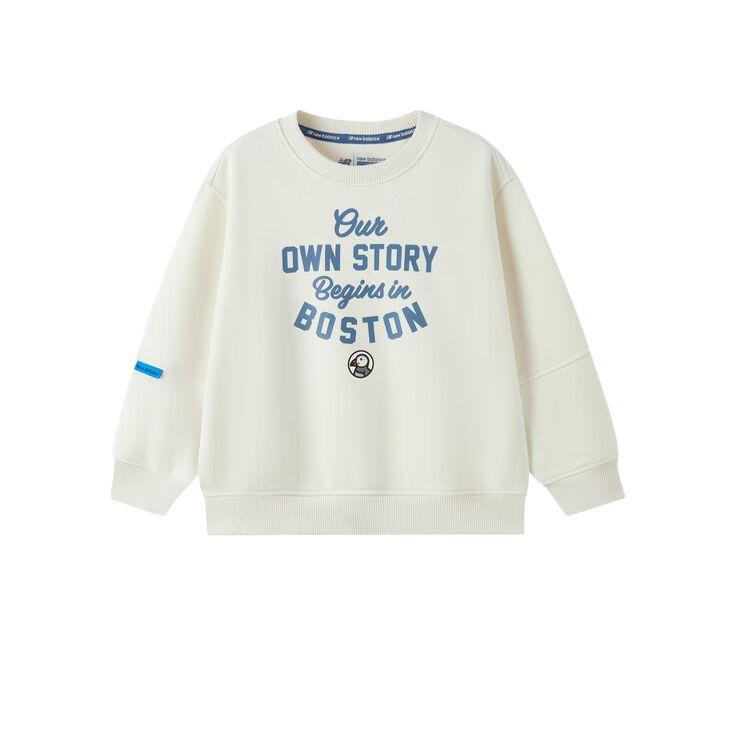 

New Balance Kids Sweatshirts Crew Neck Moderate 7ZF41043-IV 150