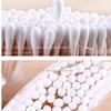 100/1000pcs Unscented Cotton Swabs, Double-Headed, Wooden Stick, Makeup Removal & Cleaning Ear Cotton Swabs