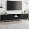 Vidaxl TV Stand, With Drawer, Black, 200X25X44 Cm