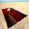 Singer R-Rosalia Bath Towel Microfiber Soft Water Absorbing Breathable For Girl Kids Decorative Cartoon Beach Towel