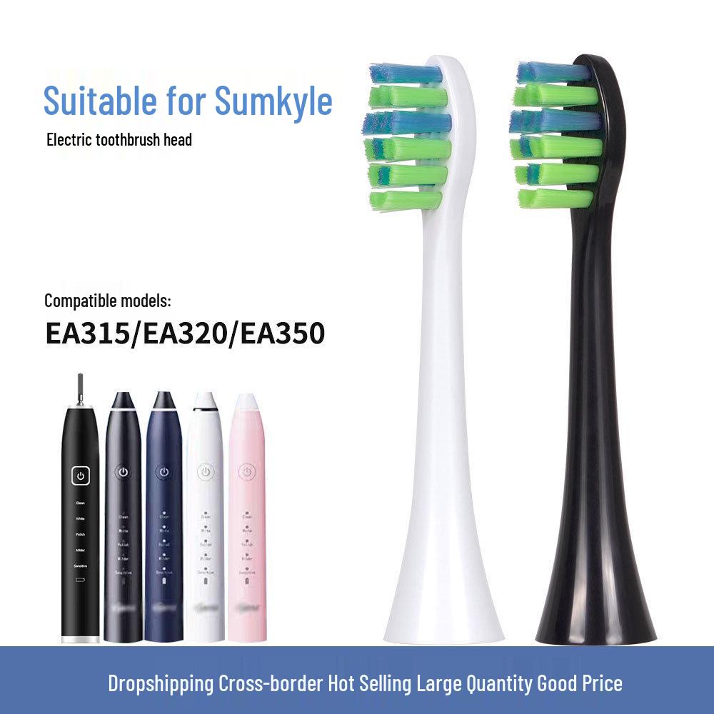 Replacement Brush Heads for Sumkyle EA315/EA320/EA350 Electric Toothbrush