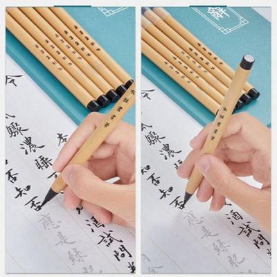 Pinceau de Calligraphie Professionnel Traditionnel Débutant Dessin Ligne de Crochet Pinceau à Peinture Art de la Peinture Chinoise Pinceau d'Écriture Étudiant