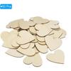 PATIKIL 80mm Wooden Hearts, 50 Pack Unfinished Wood Hearts Blank Wooden Cutouts Ornaments Natural Wood Pieces for Christmas Party Craft Projects