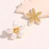 Exclusive Design High-end Flower Stud Earrings, Fashionable, Luxurious, Retro-style, Elegant Earrings