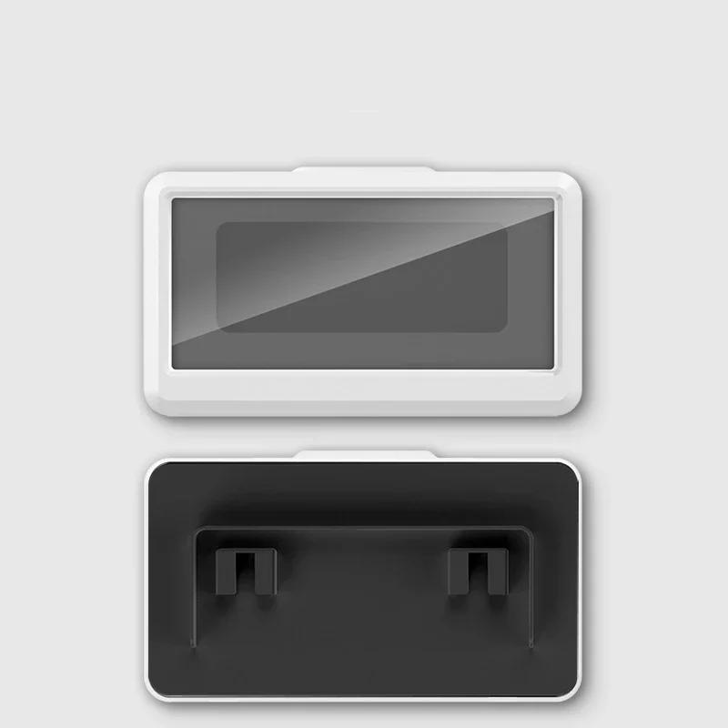 

Фиксированный Универсальный Водонепроницаемый и Защищенный от запотевания Чехол для мобильного телефона для ванной комнаты, держатель для телефона для душа, водонепроницаемый, можно прикасаться, телефон для душа чёрный