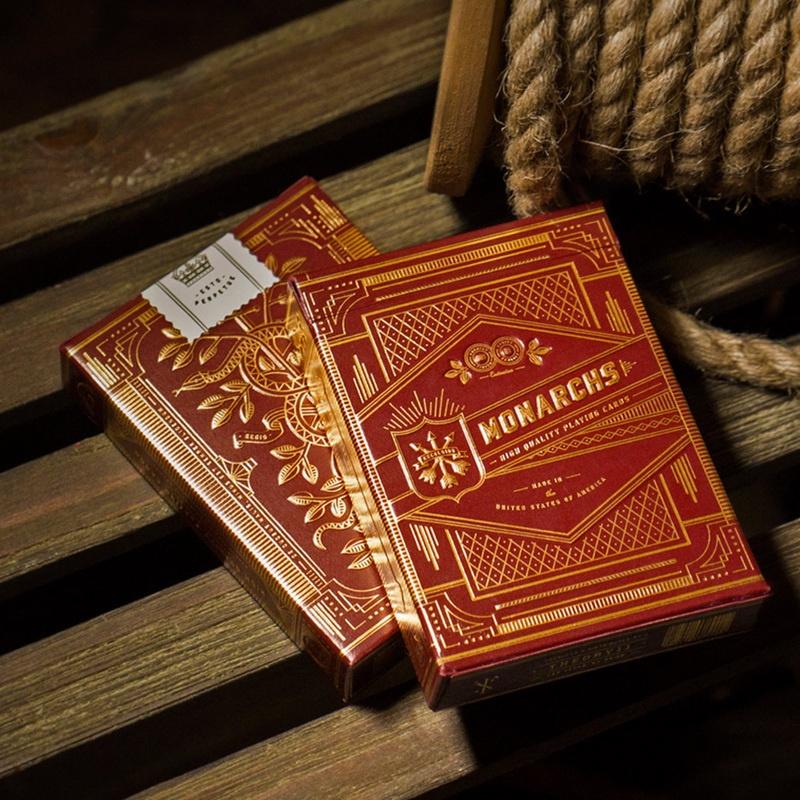 Theory11 Red Monarch Playing Cards USPCC Bicycle Monarchs Deck Card Games Magic Tricks