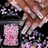 Accesorii Rășină Aurora Bow pentru Nail Art: Sticlă Perlă 3D Diamant Fantezie