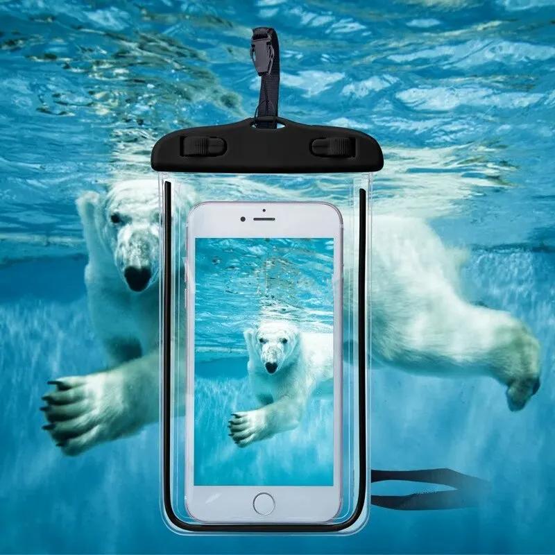 Waterproof Phone Case Swimming Water Proof Bag Universal Underwater Phone Protector Pouch PV
