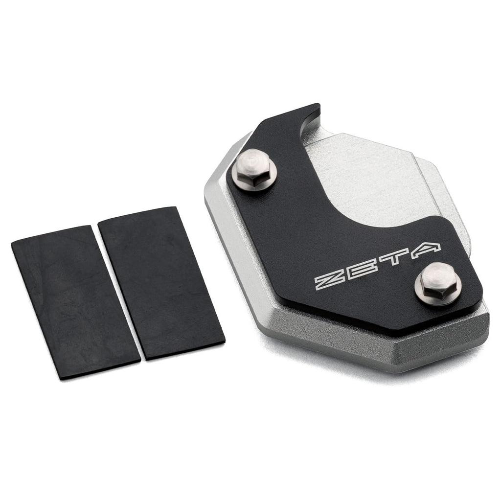 ZETA RACING Side stand extender CC110 Expanded contact area asphalt Stainless steel bolts Heavy duty rubber sheet Compatible with genuine stands only