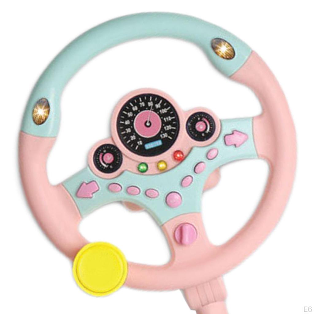 Interactive Kids Steering Wheel Toy with Educational Sounds