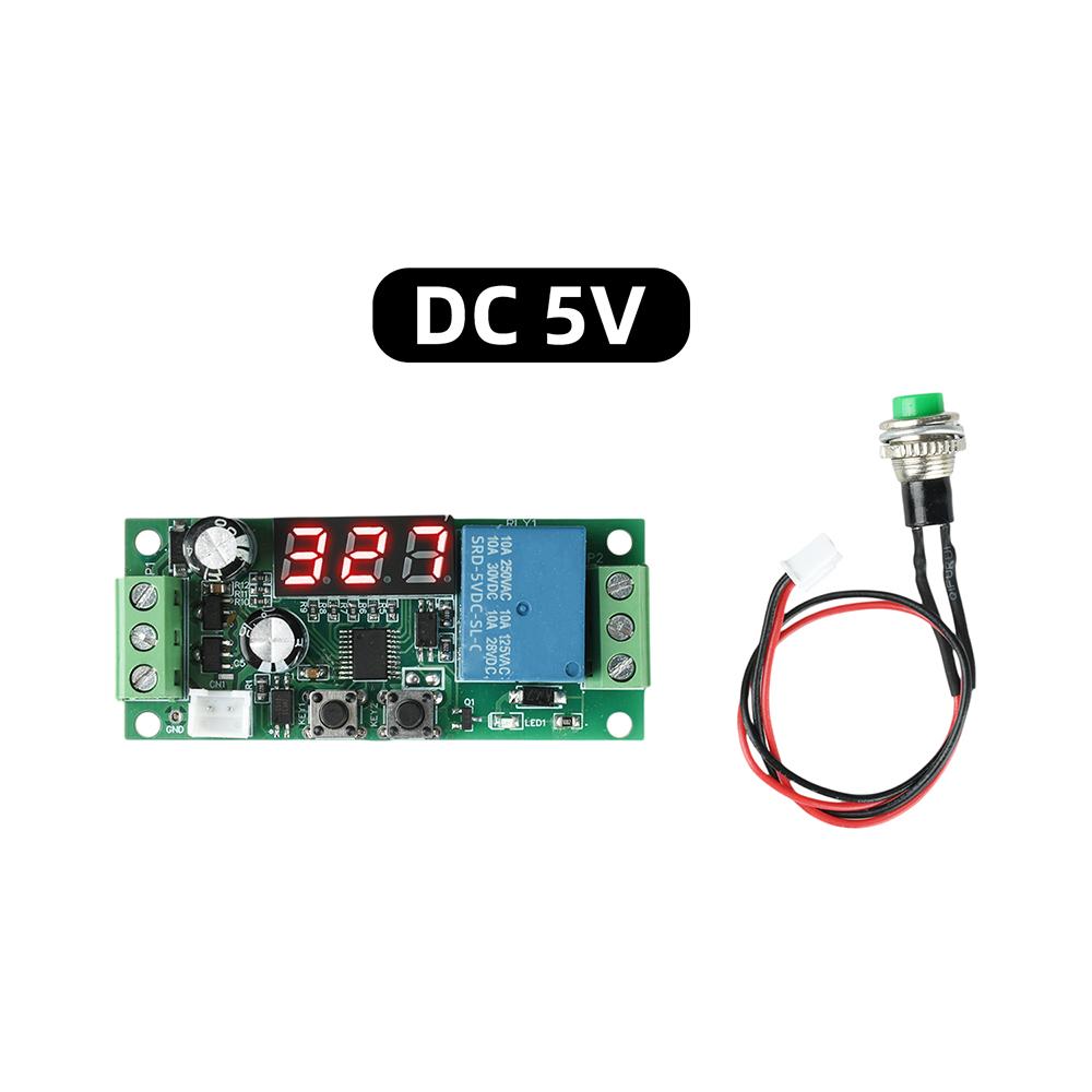 Delay Relay Module DC 5V/12V/24V Trigger Timer Switch For Door Access Control Car Modification With LED Indicator