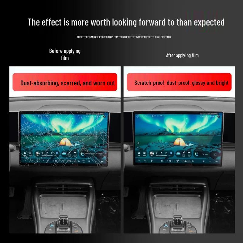Transparent Interior Film for BYD Seal EVI Console Screens - Fits 25 Models