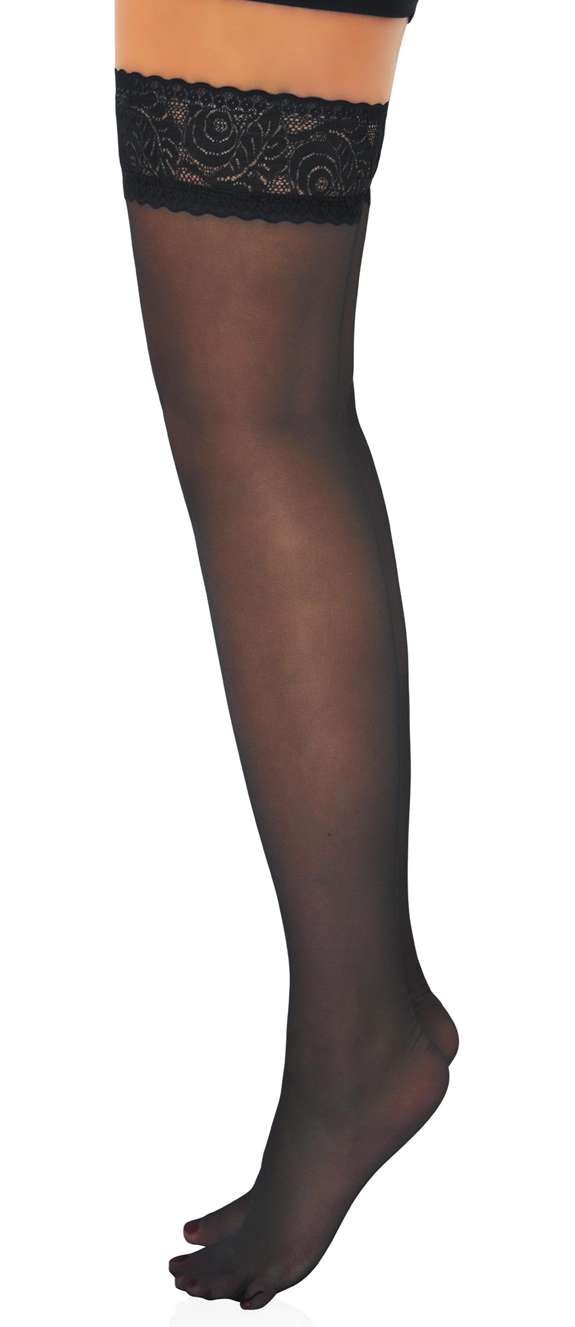 

Чулки Satin Touch, черные Unique прозрачный