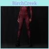 Halloween Cosplay Jumpsuit With 3d Colorful Print For Woman Role Playing