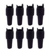 Pack of 8 Double Seal Silicone Wine Bottle Stoppers Feature Easy Pull Handle Wine Corks for Secure Preservations