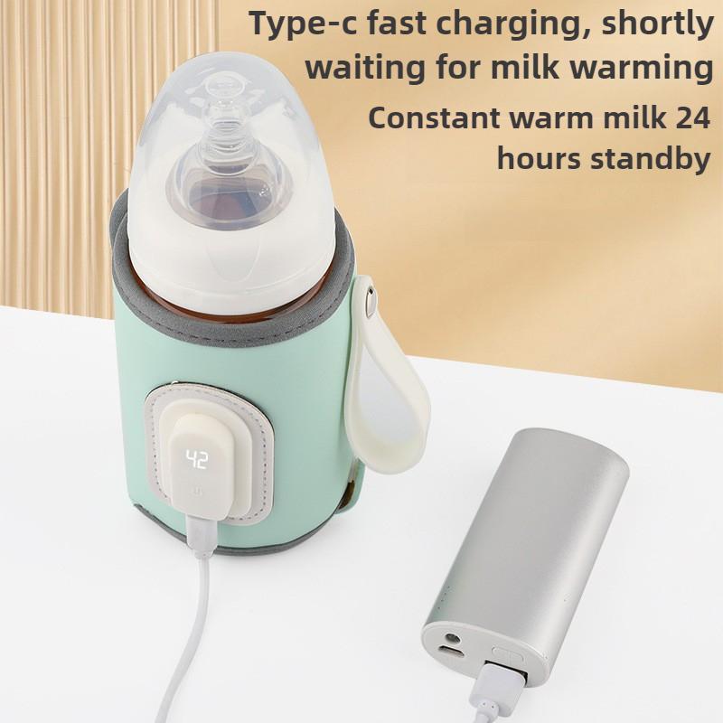 Bottle insulation cover, baby's milk preparation, outdoor heating, portable milk warmer, bottle milk adjustment thermostat