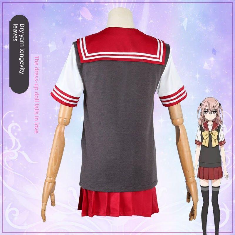 The Dress-Up Darling Cosplay Costume of Yusa Kusuo - Kitagawa Umi's School Style Cosplay Outfit for Women
