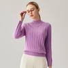 Zhaojun Women's 100% Cashmere Cable Knit Sweater