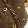 Fashion High-End Locomotive Wind Rivets Retro Women'S Shoulder Bag Foreign Style Underarm Dumpling Bag