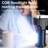 5LED High Power Led Flashlights Rechargeable Camping Spotlight with Side Light 3 Lighting Modes for Camping Adventure Outdoor 5L