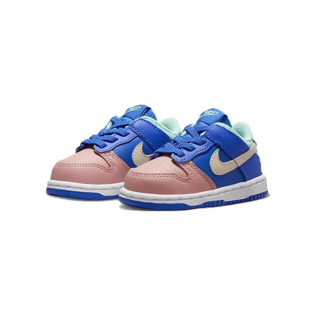Nike Dunk Low SE TD Salmon Toe Baby Sneakers Blue Hyper-Royal Emerald-Rise FD8271-400