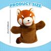 Animal Hand Puppet Interactive Realistic Jokes Role Play Head Gloves Stuffed Toy for