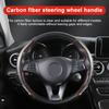 2pcs Carbon Fiber Non-Slip Steering Wheel Cover Car Accessories For Chevrolet Captiva Cruze Silverado Spark Crvalier Malibu
