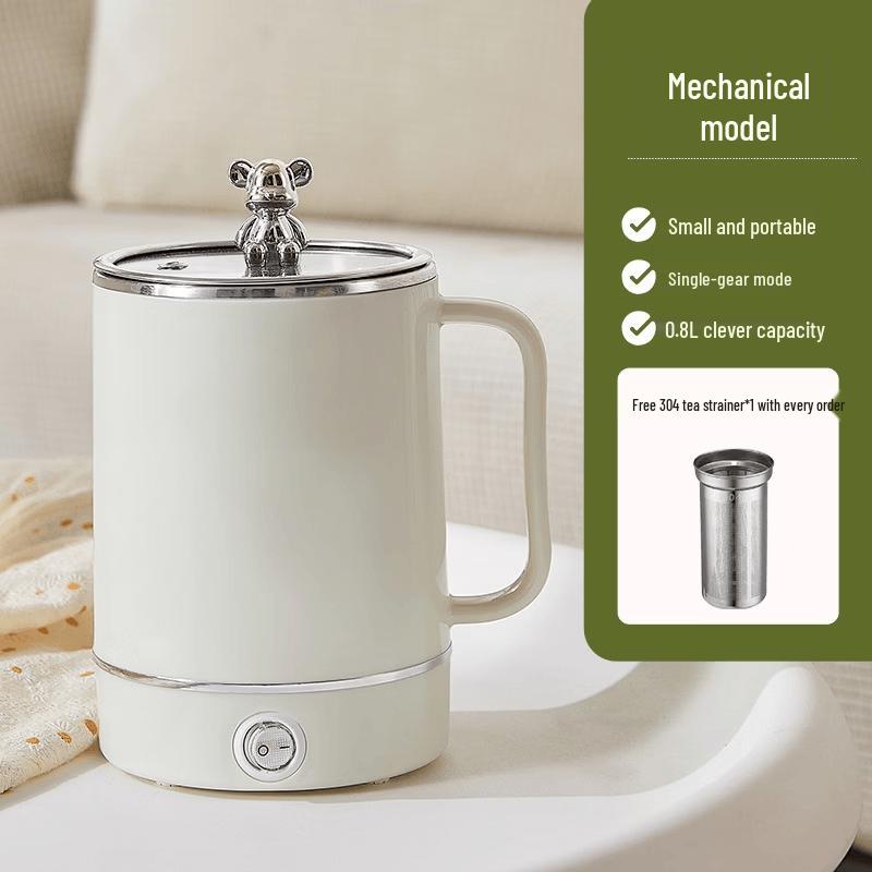 ZISIZ Portable Electric Kettle with Tea Infuser