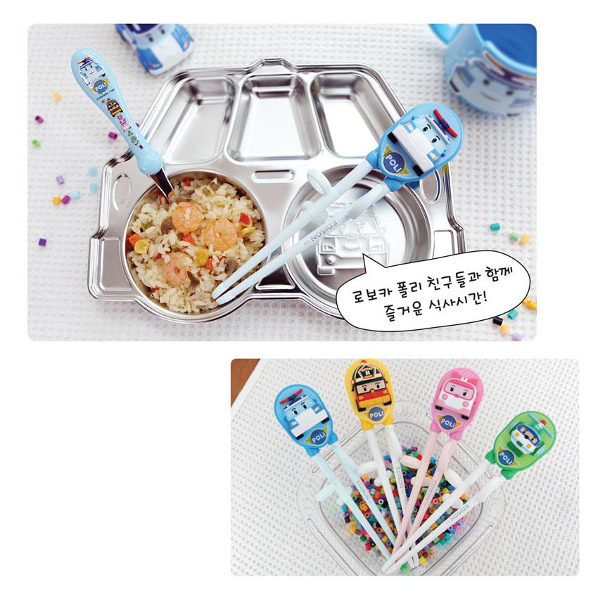 Edison Poli Stage 1 Learning Chopsticks for Kids (Left Hand)