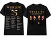 Westlife 25th Anniversary Tour 2026 T-Shirt, Music Concert Tour UK T Shirt Tee Unisex T-Shirt