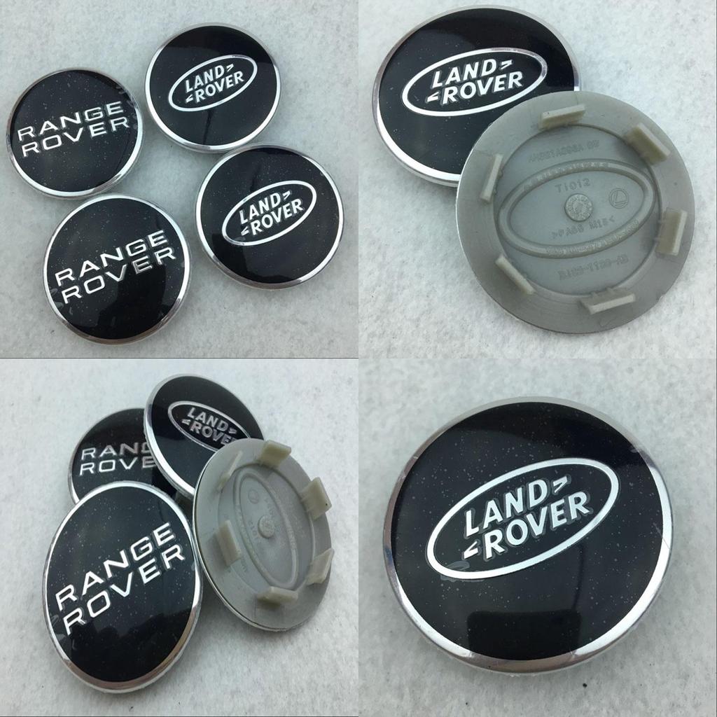 4 szt. Odznaki na felgi aluminiowe Landrange Range Rover Nakładki na środkowe piasty 62 mm Evoque Sport