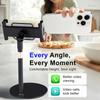 Desktop Tablet Stand Phone Holder for 4-14 Inch Devices Adjustable Tabletop Mount for Video Calls Reading Streaming Office Use