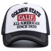 Unisex Fashion Trucker Hats Golden State California Embroidered Mesh Baseball Cap For Men Women Outdoor Hats Caps