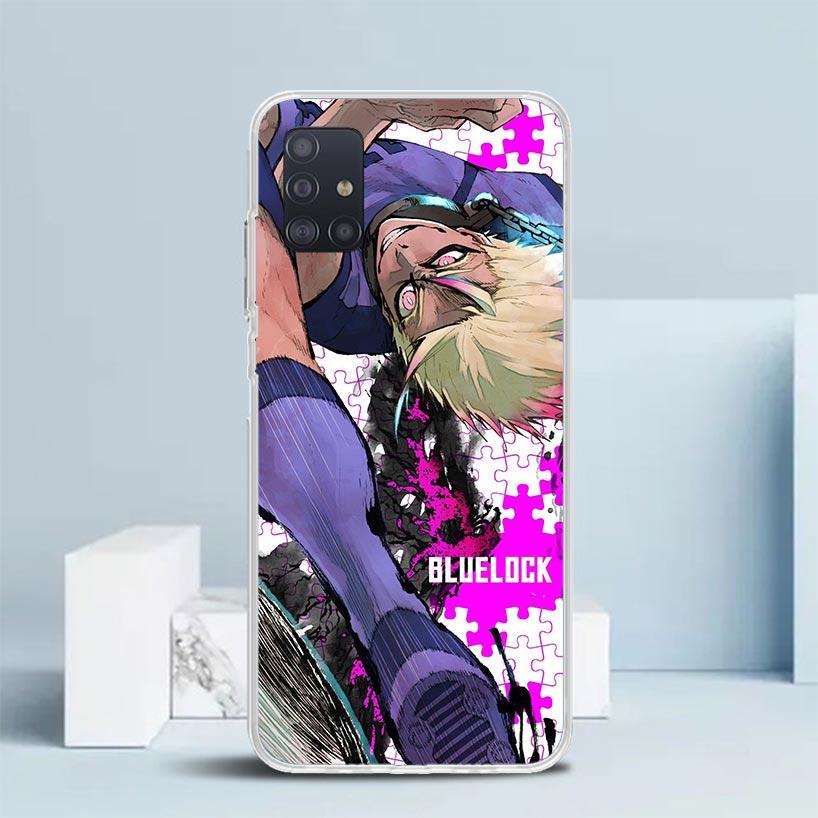 Blue Lock Shidou Ryusei Soft Cover for Samsung Galaxy A12 A22 A32 A52 A72 A02S Phone Case Note 20 Ultra 10 S10 Plus A51 A71 A50S Samsung A52