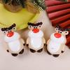 4 Stück Weihnachtsbaum Weihnachtsmann Rentier Schneemann Knetspielzeug Niedliche Cartoon Langsam Rückprallende Weiche Spielzeuge Stressabbau Spielzeug Weihnachten Geschenke