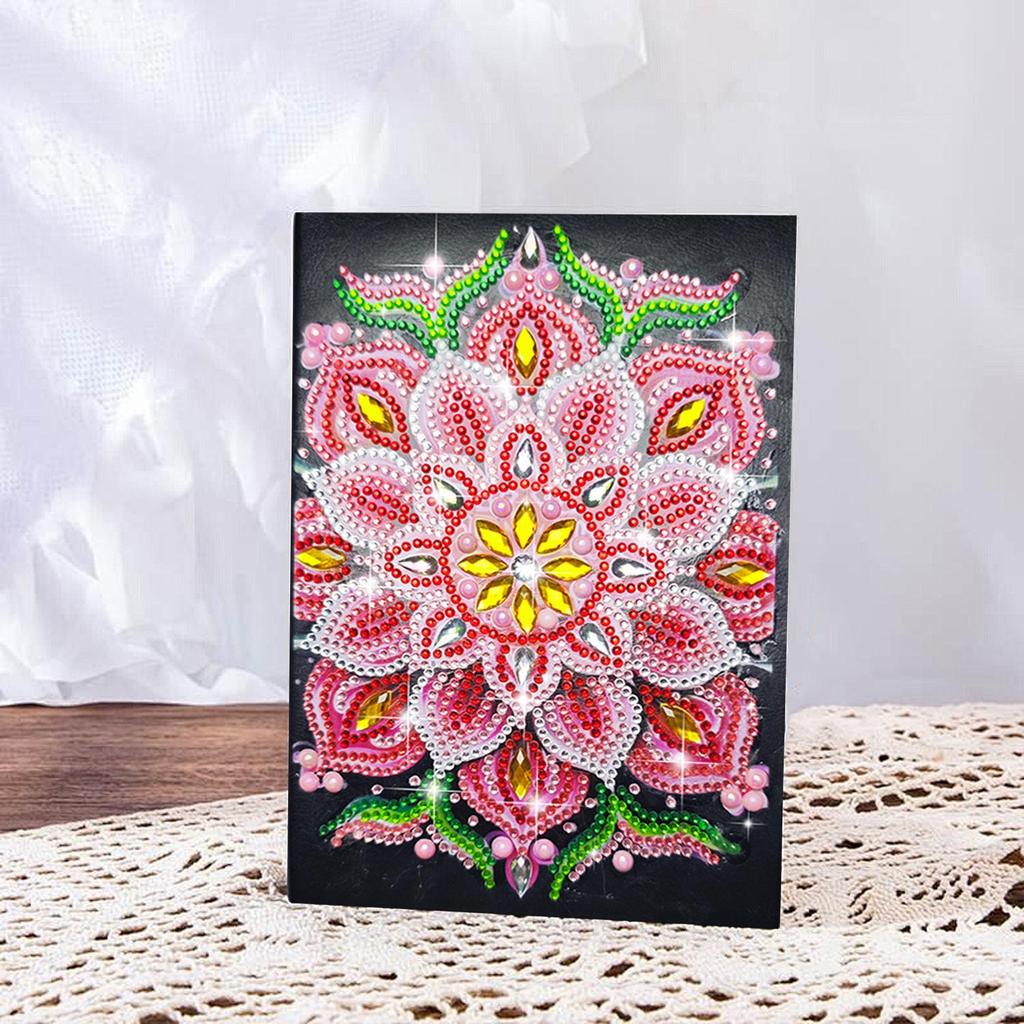 Handmade DIY Xian Porcelain Diamond Painting Notebook: Creative Educational Toy & Gift for Elementary Students, Teachers, and Kids with Stickers