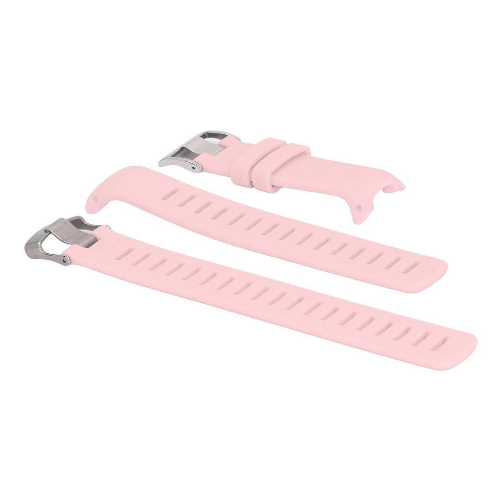 Watch Band Replacement for Suunto D4 D4i Novo Adjustable Soft Silicone Stainless Steel Clasp