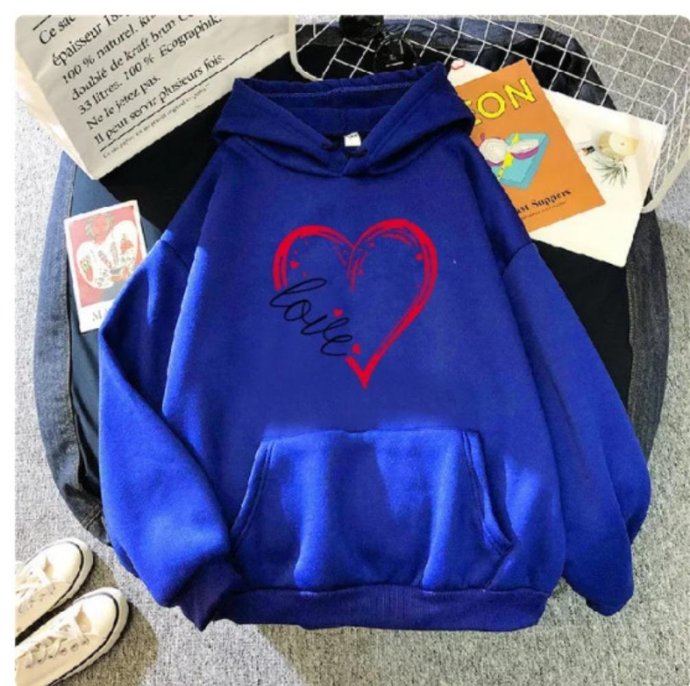 Nová korejská verze velká velikost nový svetr 2022 podzim a zima nový volný střih mikina s kapucí trendy dámské oblečení