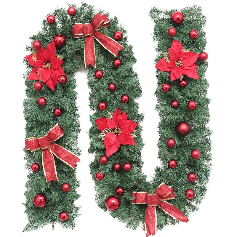 2.7m Dense Simulated Christmas Vine for Window Decoration