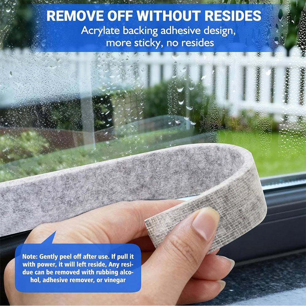 Kondenswasser-Absorberstreifen für Fenster, zum Aufsaugen von Wasser und Trockenhalten