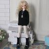 NO DOLL New 30/45/60cm Doll's Clothes for 1/3 1/4 1/6 Bjd Doll Loose Fitting Sweater Diy Girl Toys Dress Up Doll Accessories