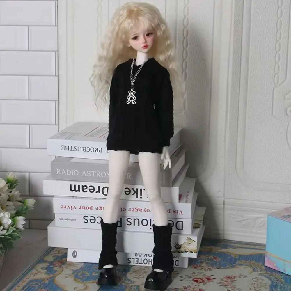 NO DOLL New 30/45/60cm Doll's Clothes for 1/3 1/4 1/6 Bjd Doll Loose Fitting Sweater Diy Girl Toys Dress Up Doll Accessories
