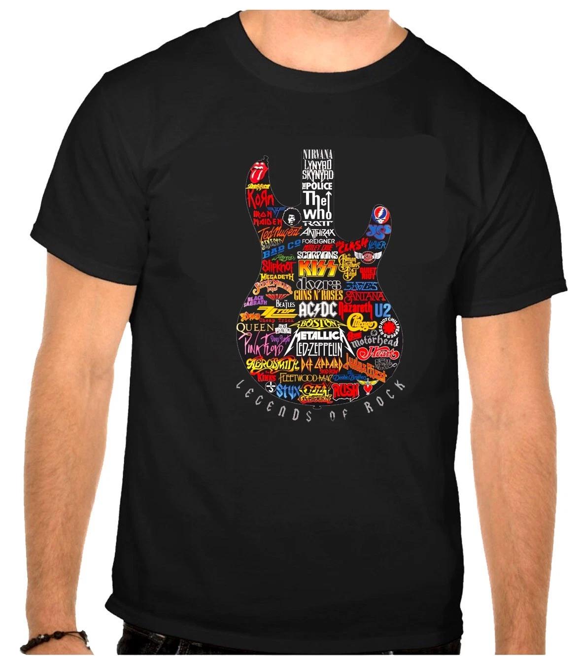 

Legends of Rock Gitara Music Logo Black Kids T-Shirt -1315 -Kids- L