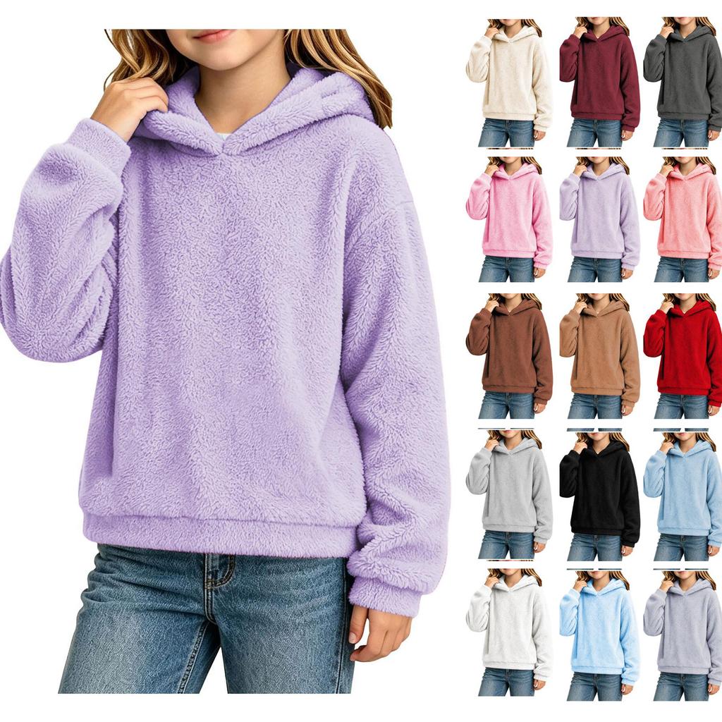 Boys Girls Christmas Print Sweatshirt, Long Sleeve Stand Collar Pullover for Fall Winter