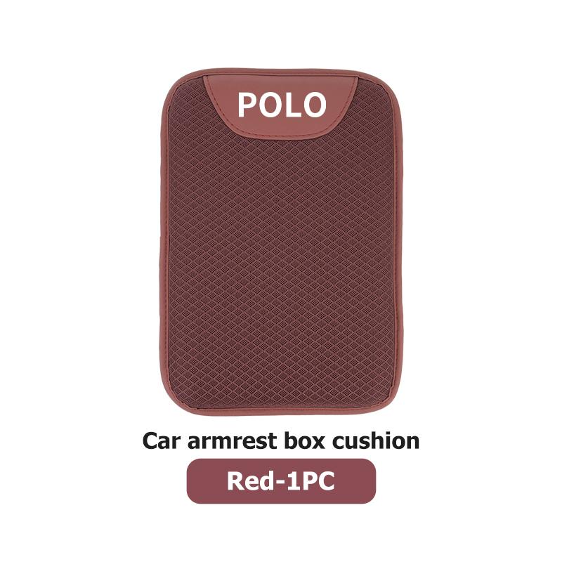 W139-W129Car Styling Armrest Mat Center Console Arm Rest Protector Cushion For Volkswagen VW Tiguan CC Jetta Polo Golf 4 5 6 Passat B5 B6