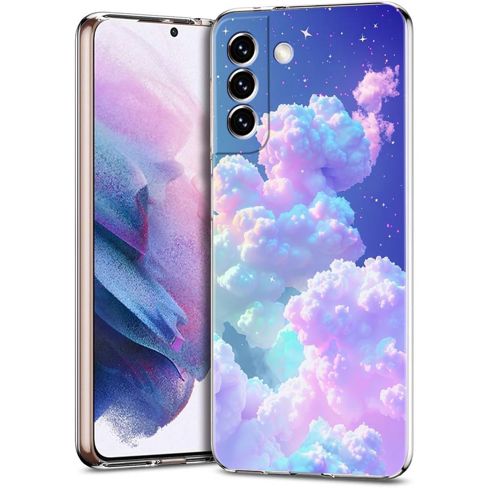 

Floating Liquid candy mural Phone Case For Samsung Galaxy S24 Ultra S23 FE S22 S20 S21 5G S10 S9 Plus S10E S8 Soft Clear Cover Samsung S20