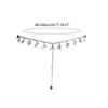 Novelty Waist Chain Alloy Shinning Thong Chains with Dangle 12 Constellations Thong Jewelry Accessories for Women
