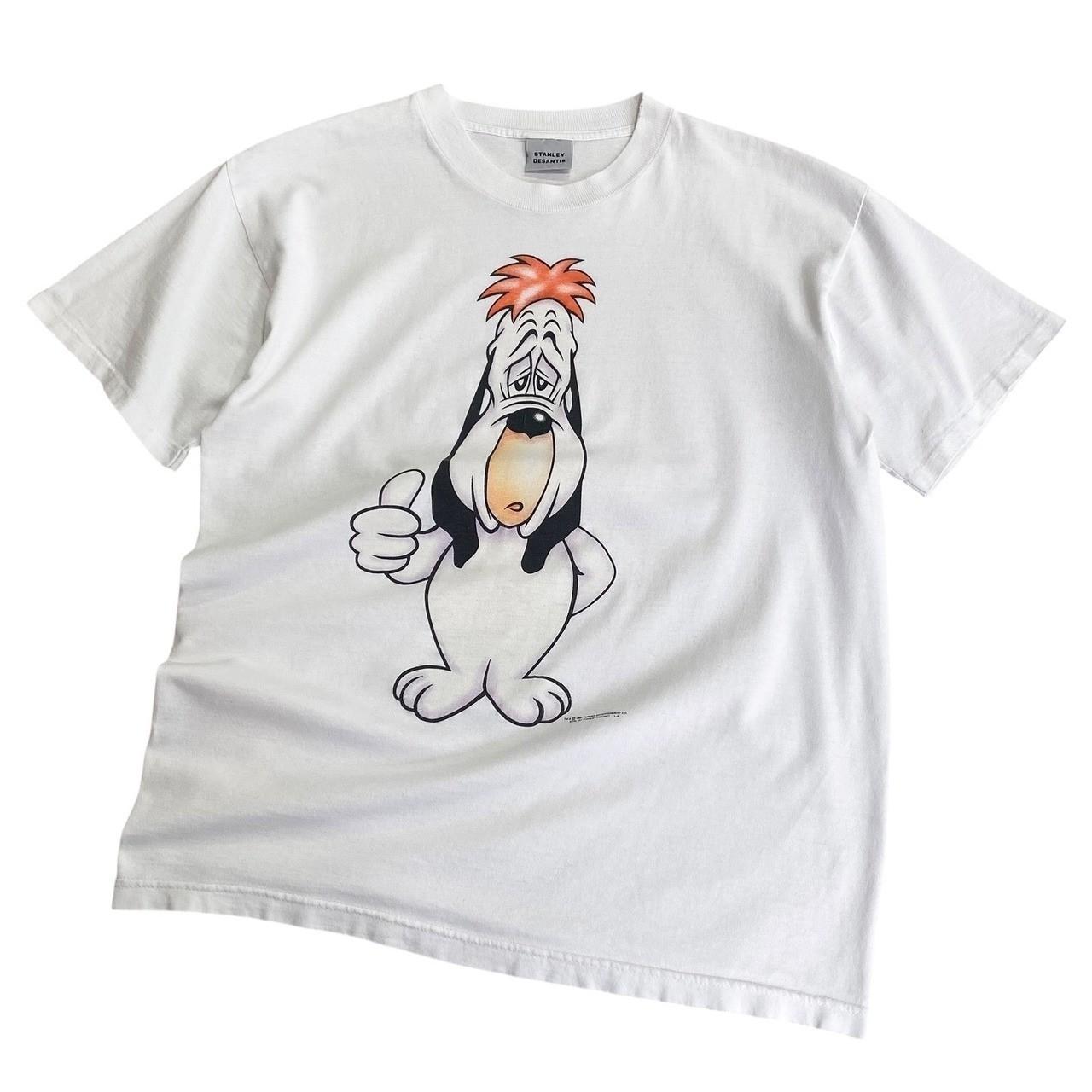 Retro 90s Droopy Dog Cartoon Funny Unisex Tee S-5XL S